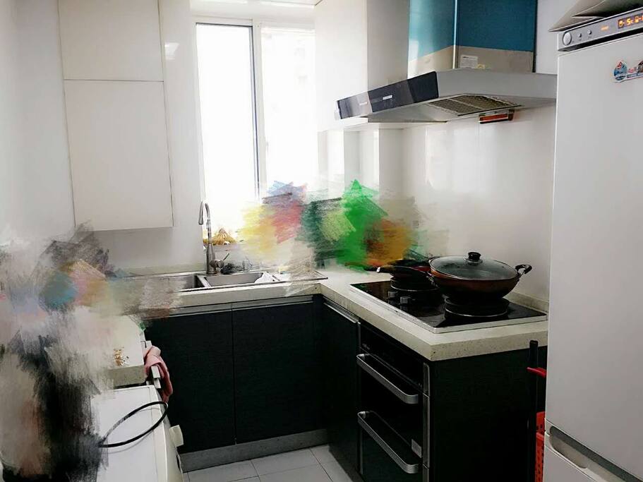 超大精裝廚房Kitchen