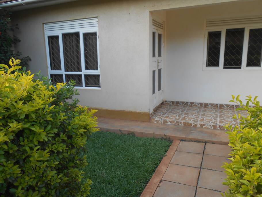 Front Porch and a small private garden