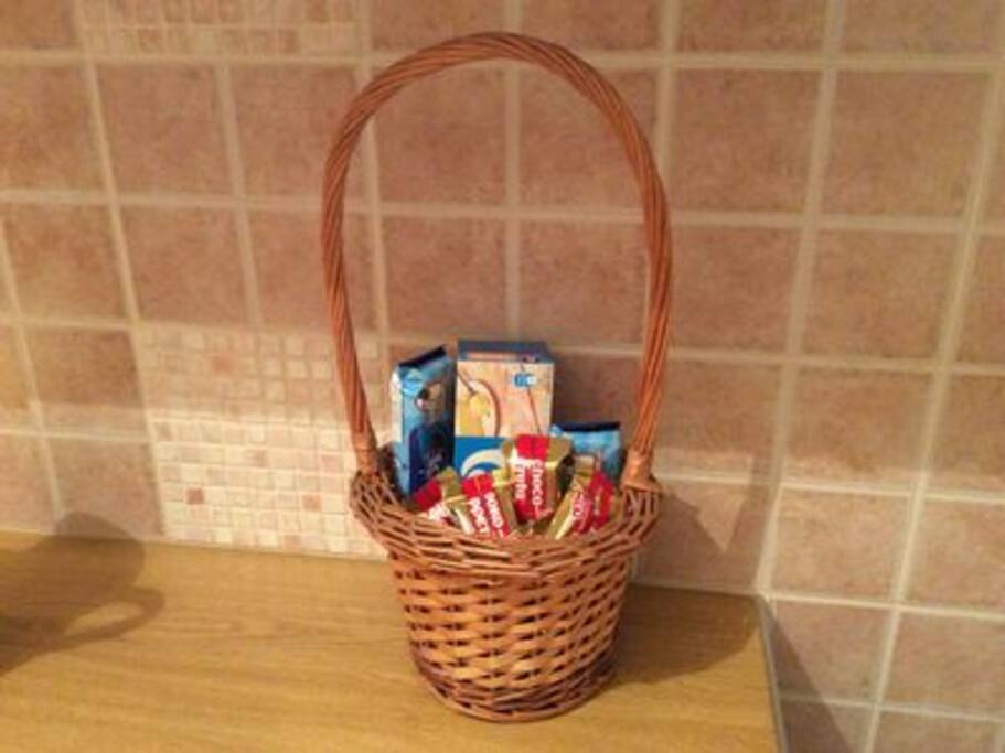 Snacks on your arrival