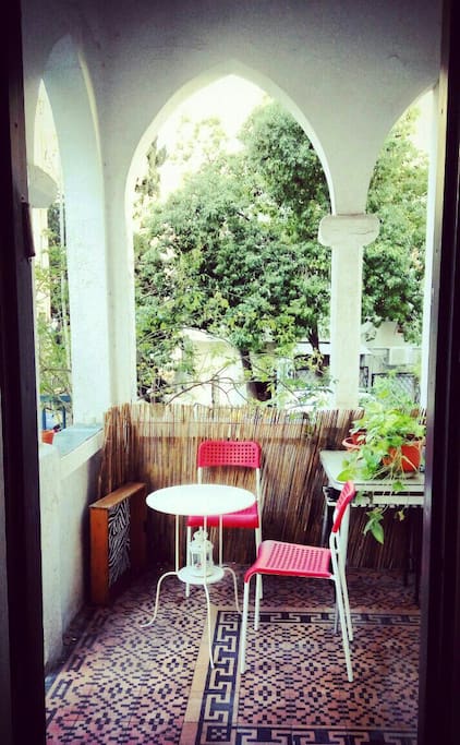 Private patio
