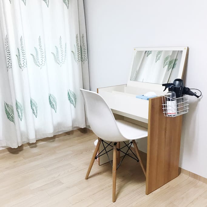 Make up table in private room