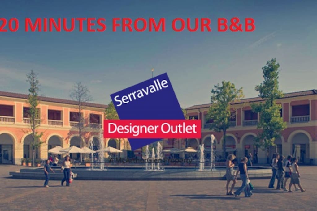 20 Minutes far from Serravalle Outlet
