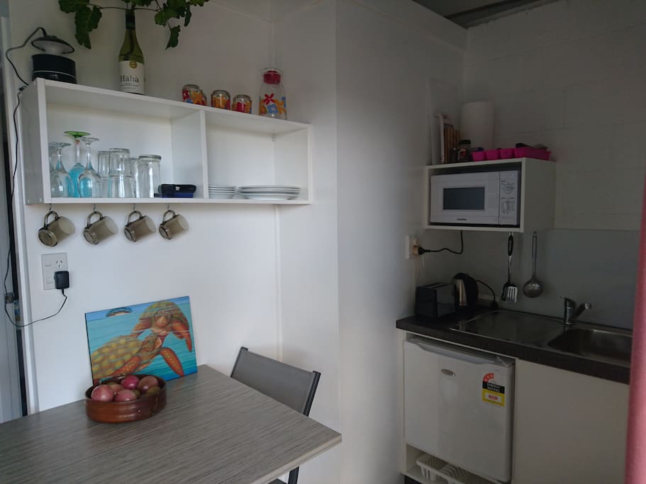 Kitchen facilities.