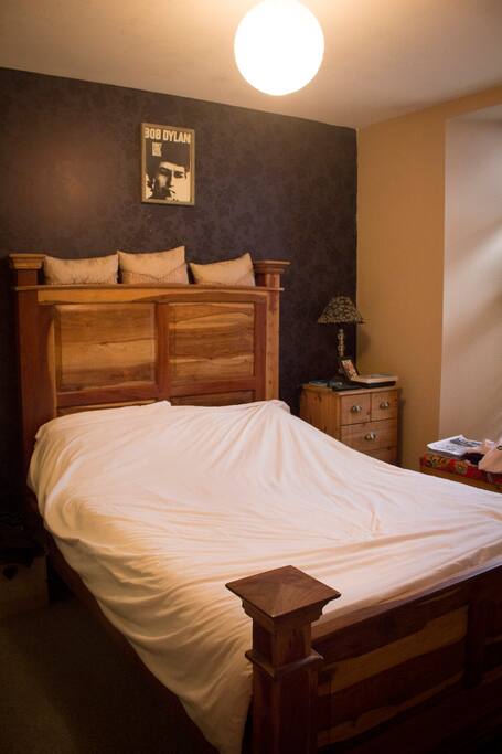 Front view of the bedroom