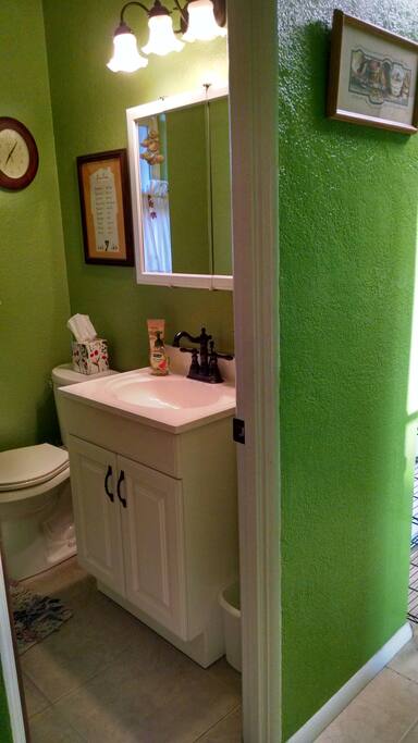 Half Bath. There is a full bath as well.
