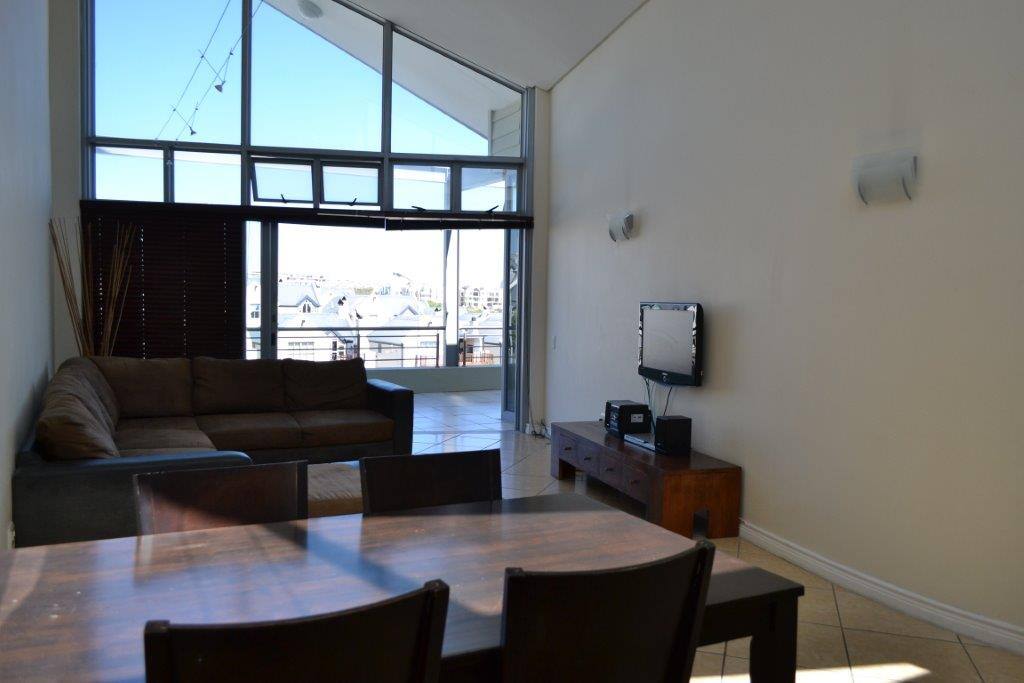 Large open plan living area with great views.
