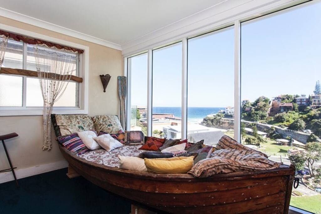 1930's Huon Pine boat daybed
