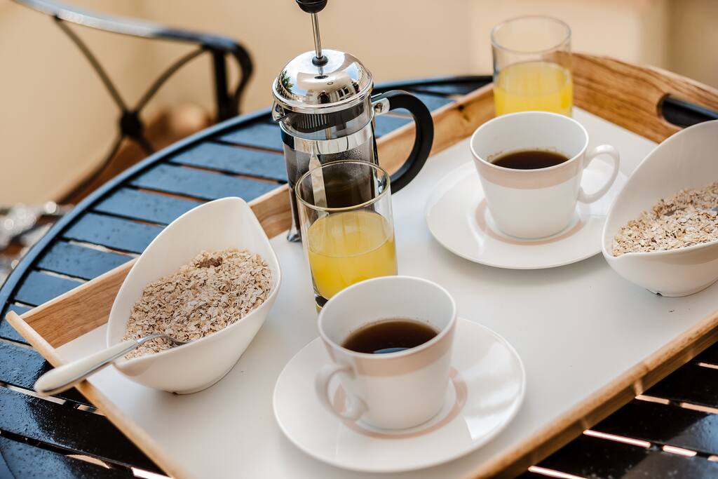 coffee and tea will welcome you