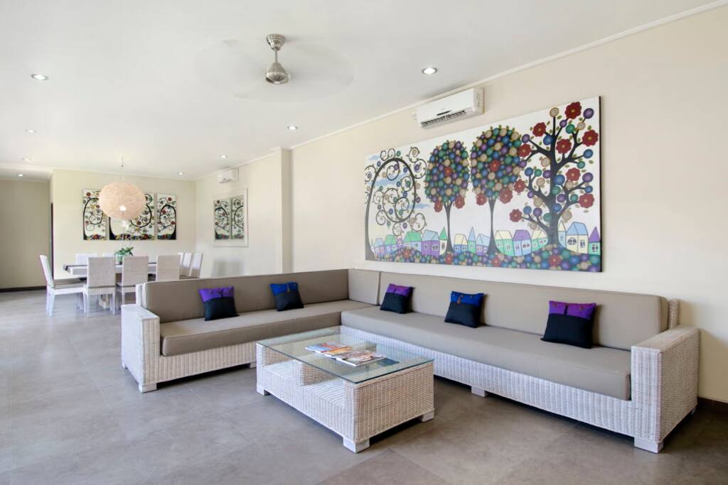 Lounge and TV area