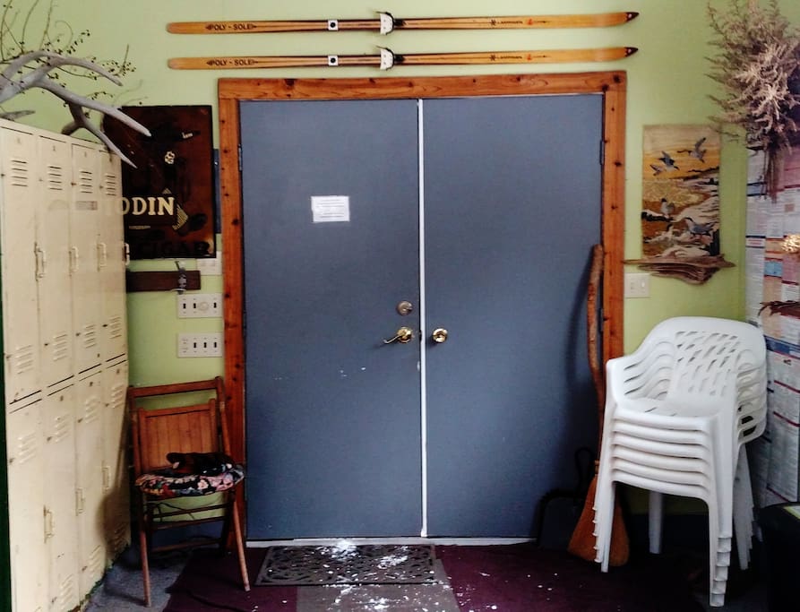 Inside front door