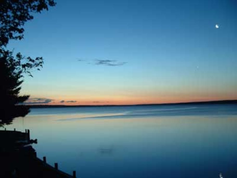 Sunset on the lake