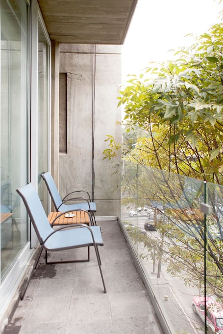 Terrace on living room