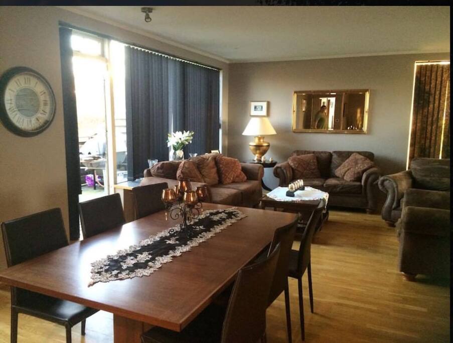 A very cozy living room with balcony