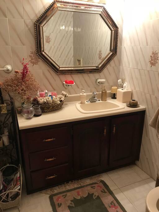 Powder room on the main floor.