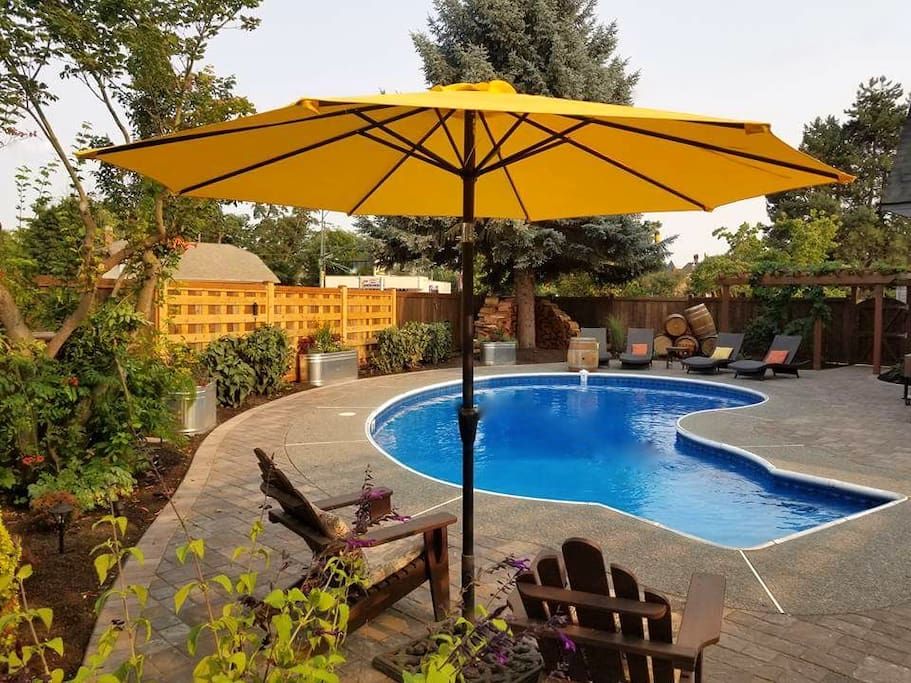 Take a dip in the (non-heated) pool April - October