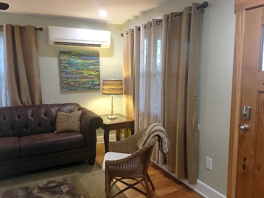 Front private entrance on right