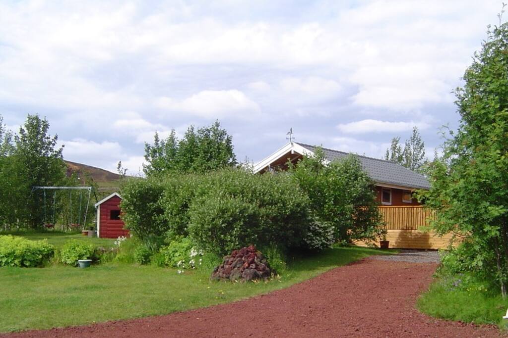 The house and garden