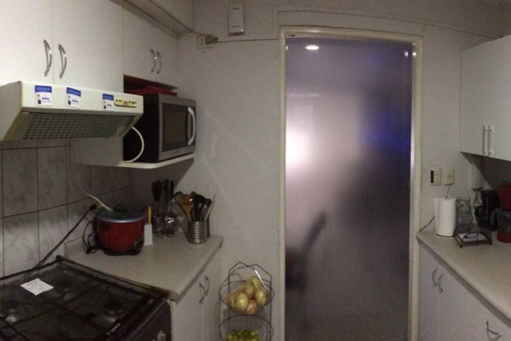 Feel free to use the kitchen and laundry area too
