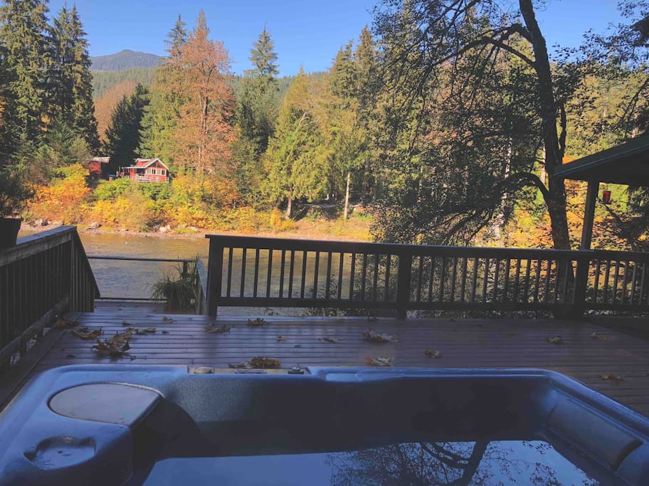 View from the hot tub