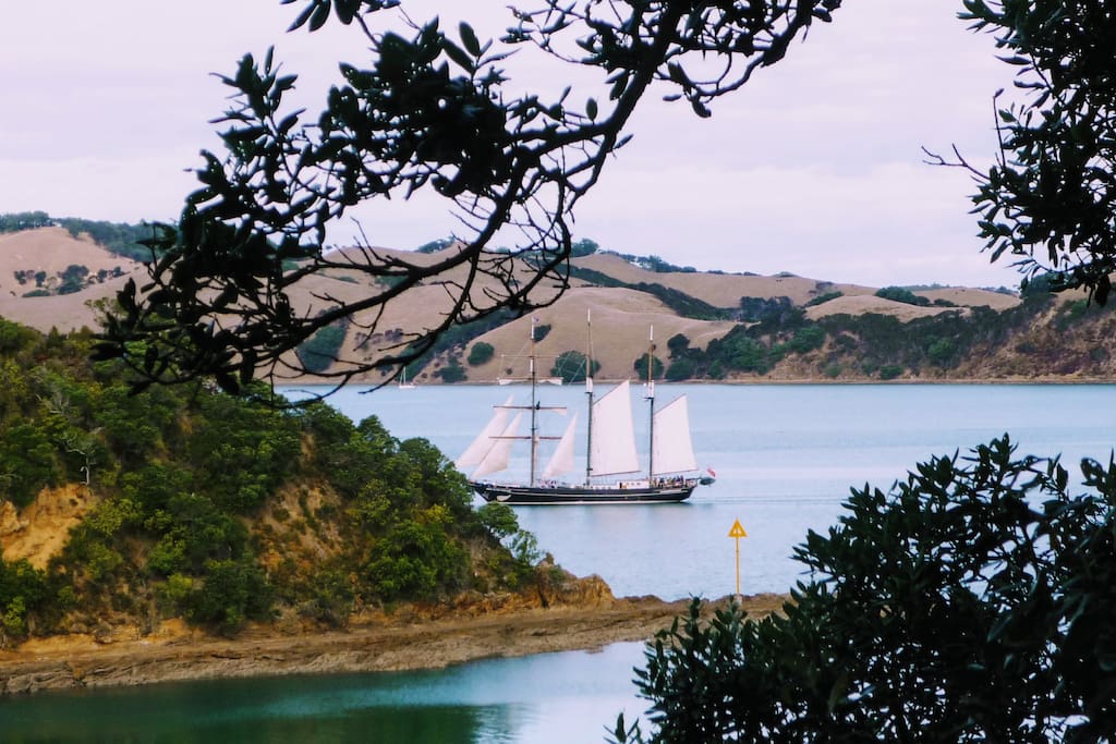 The Spirit of New Zealand viewed from the deck