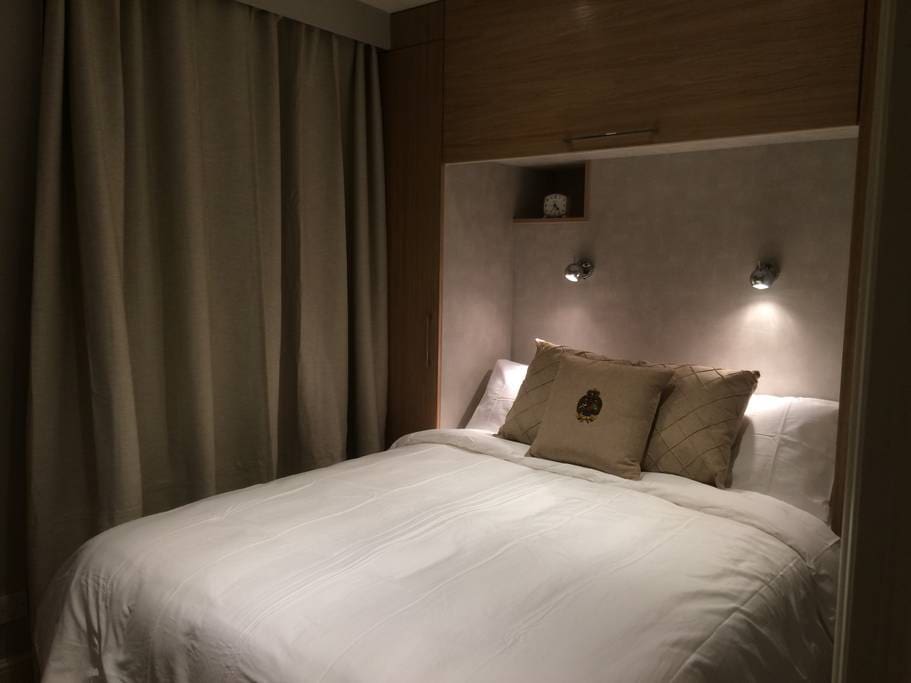 Comfortable Queen bedroom for a quiet night's sleep