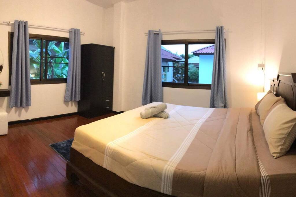 Air conditioned master bedroom