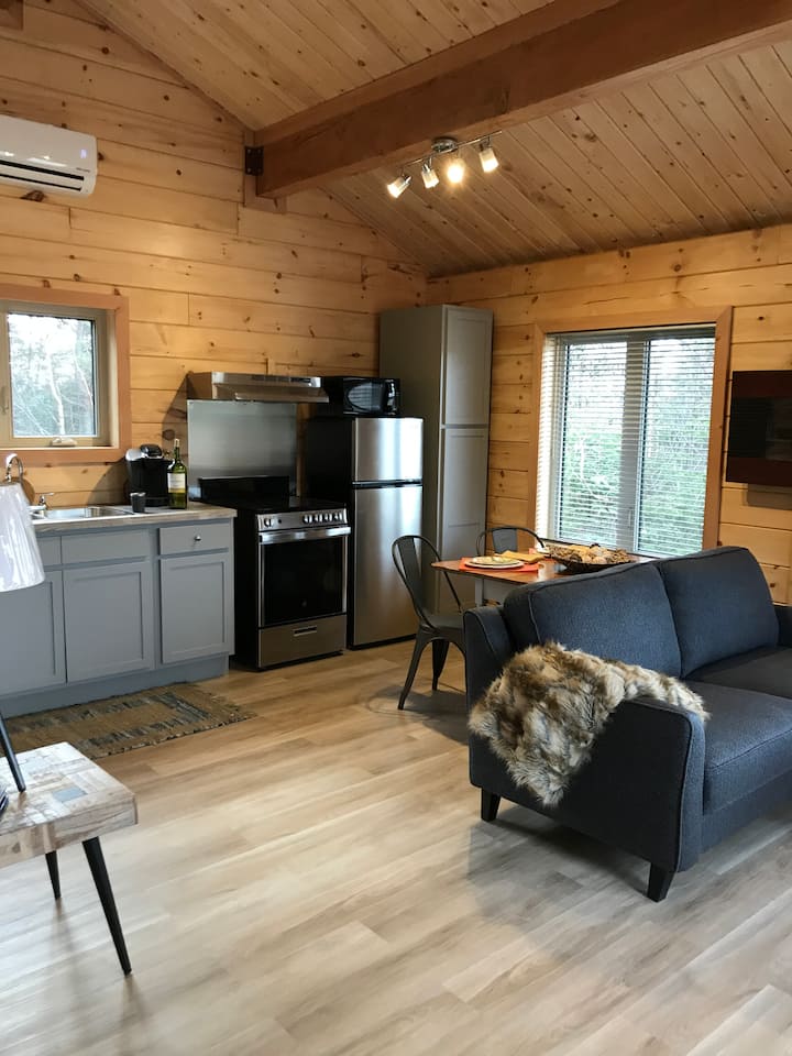 Cozy log cabin nestled between Prospect & Shad Bay Cabins for Rent in