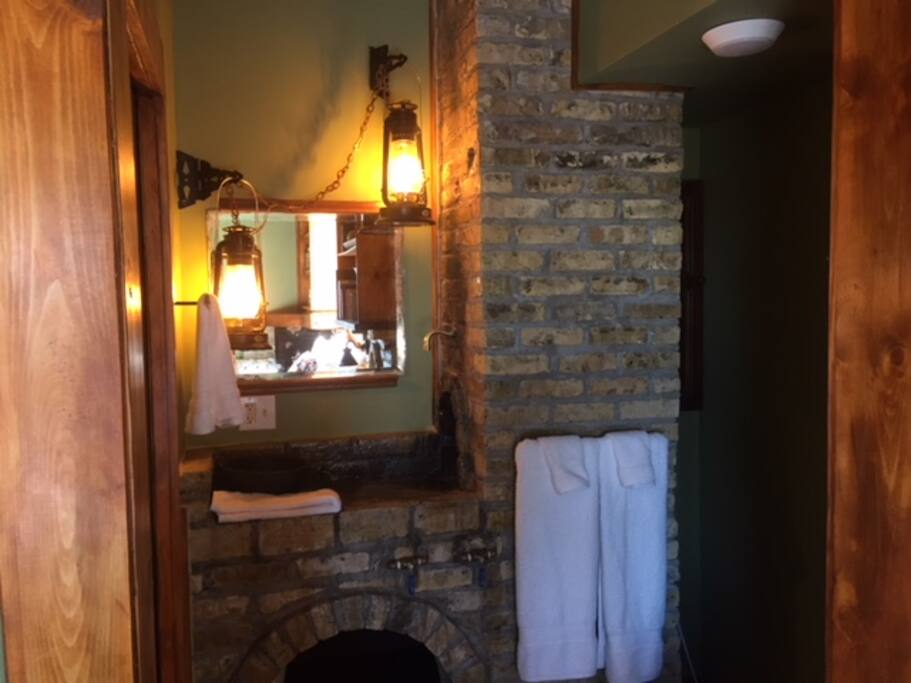 Sink in the old forge.