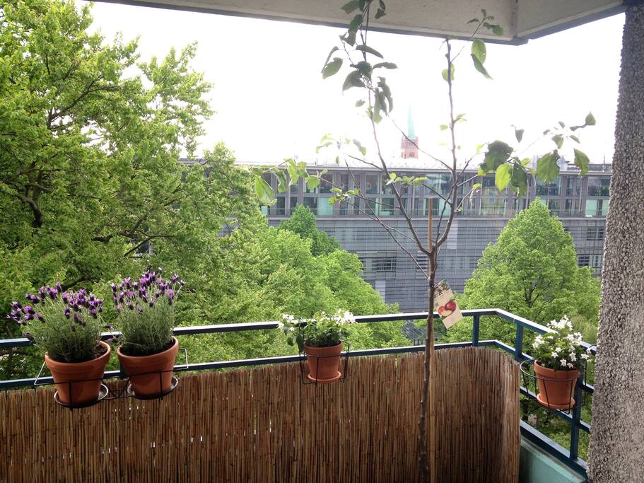 Balcony at summertime