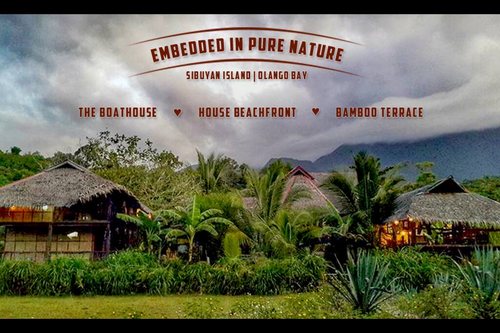 The area around the BoatHouse. The Bamboo Terrace is our restaurant with Filipino/European cuisine.