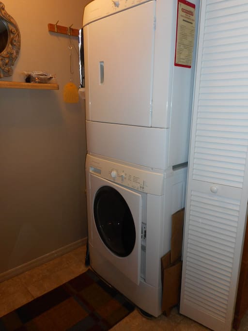 Washer/dryer in the home