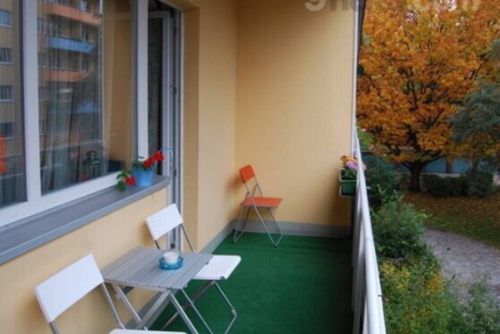 Großes Balkon