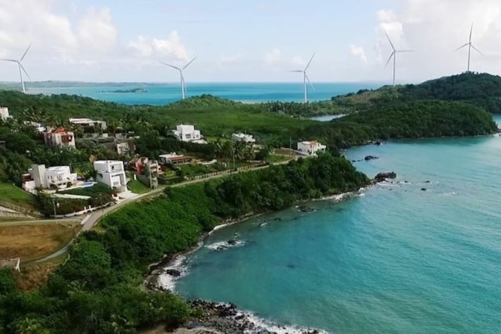 Aerial view of Los Molinos.