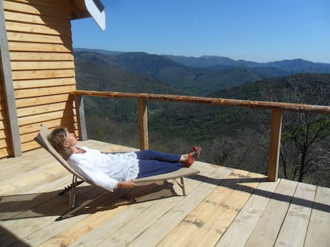 cottage chalet in the south of Ardèche in the heart of nature