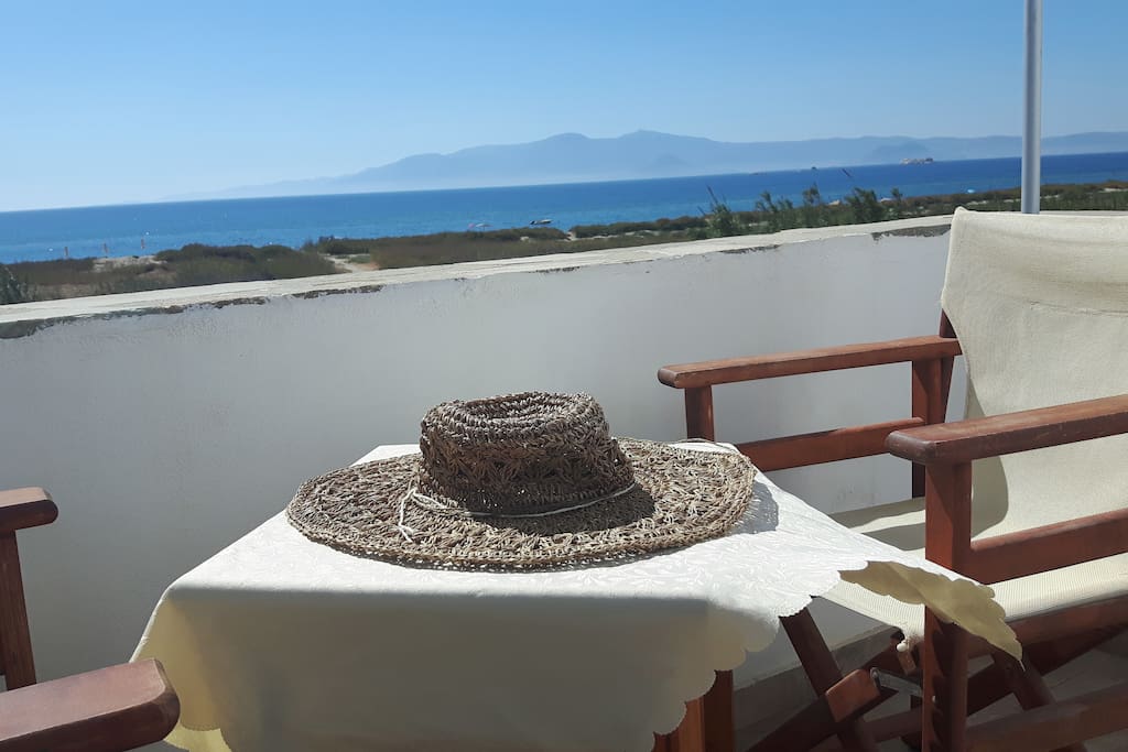 sea view Plaka beach Depis Aqua