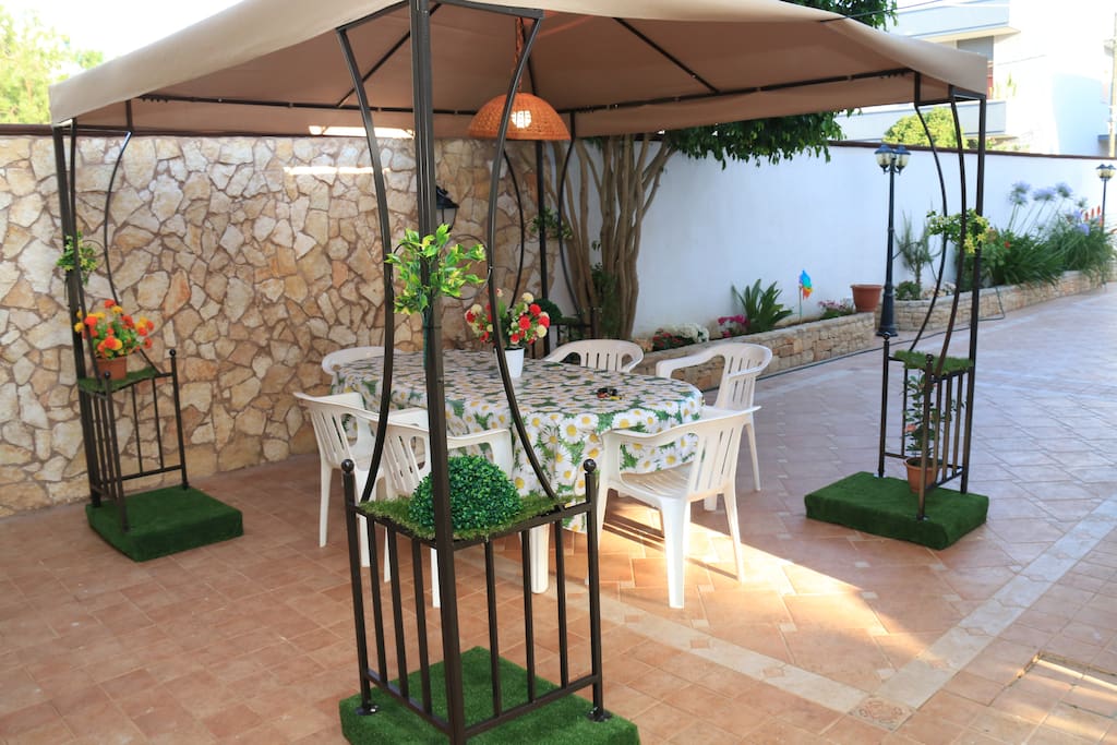 Patio all'esterno