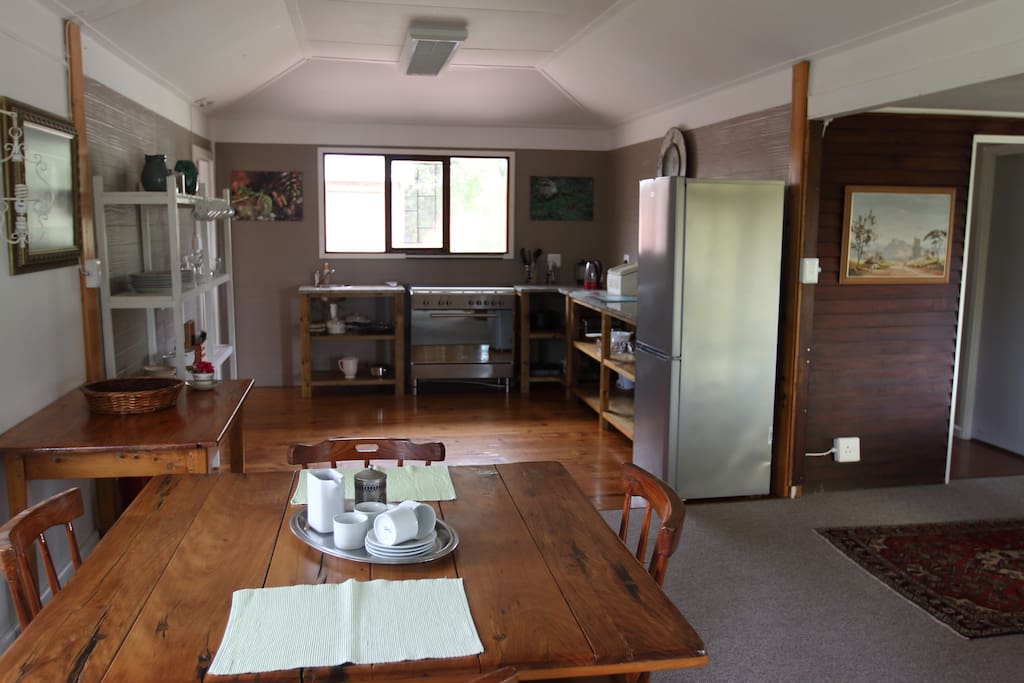 Kitchen area where breakfast will be served from