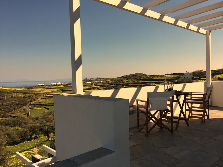 The veranda upstairs