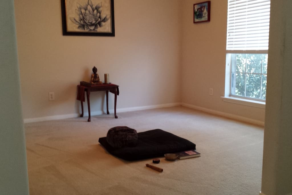 Meditation Space (guest cushions available)
