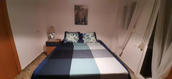 Chumba cha 2 cha kulala cha watu wawili kilicho na roshani