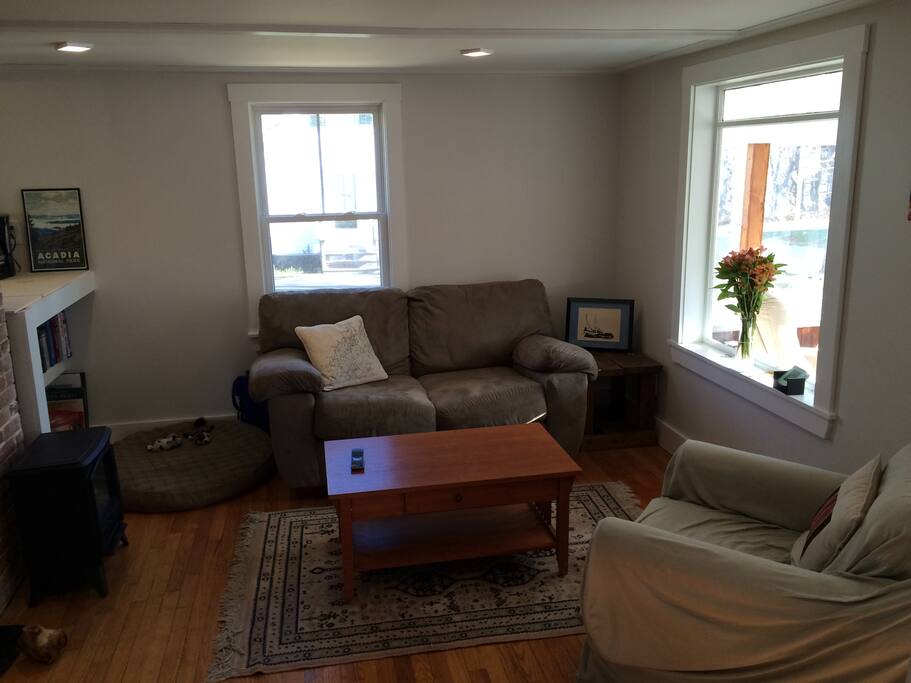 Living room off the kitchen