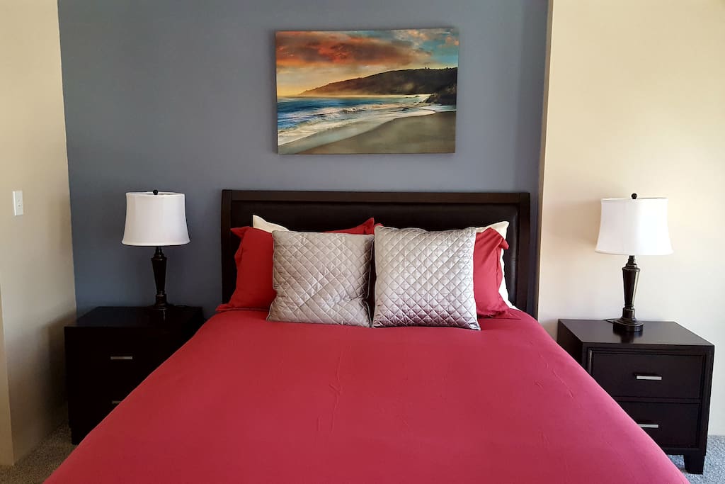 Sleeping Accommodation: Queen Bed, Queen Sofa Bed, and a Full Size Fold-Out Futon