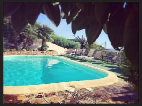 Villa Mariposa, private pool & sea view
