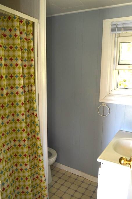 Bathroom and shower