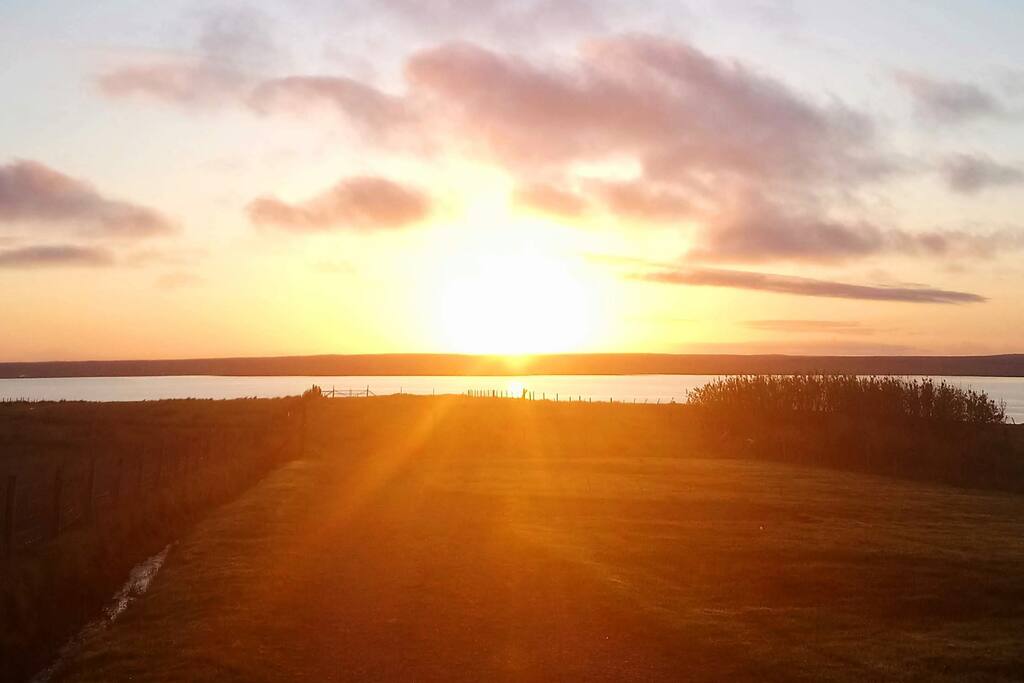 Croft with two camper parking spaces or three tent spaces.
We have water, drying green, some laundry facilities.