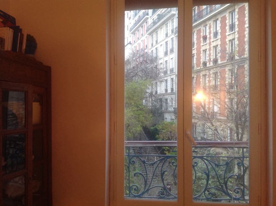 Lovely view from the bedroom