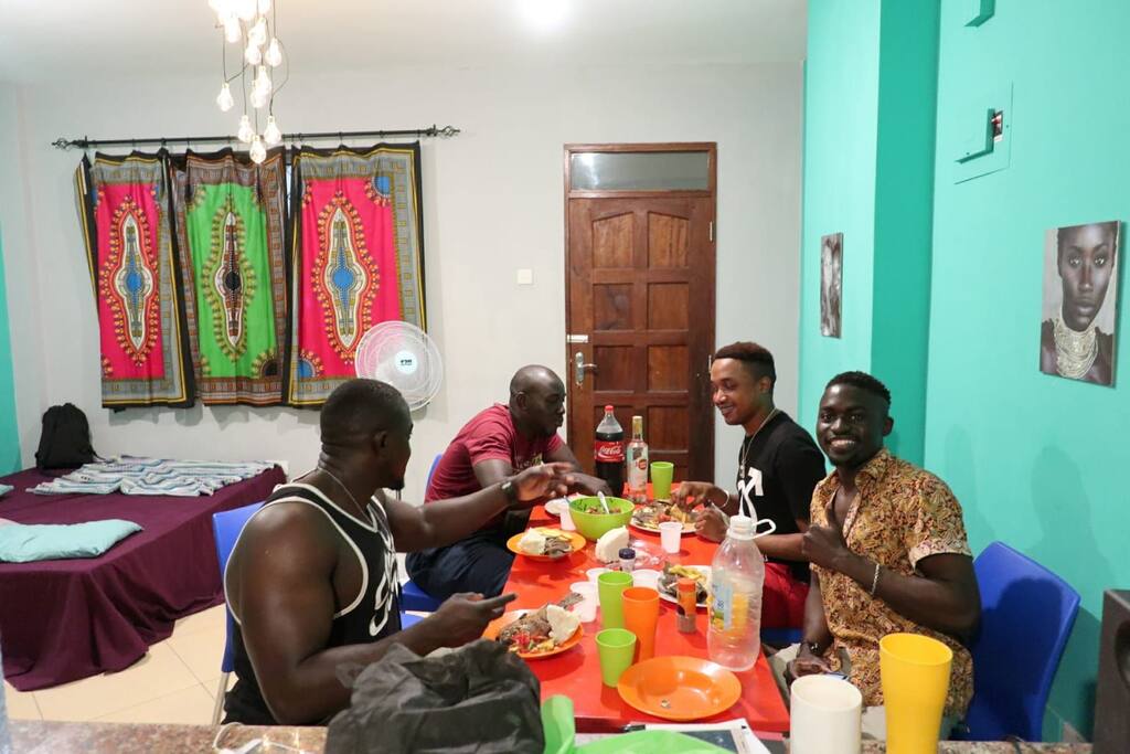 Guests enjoying their meals