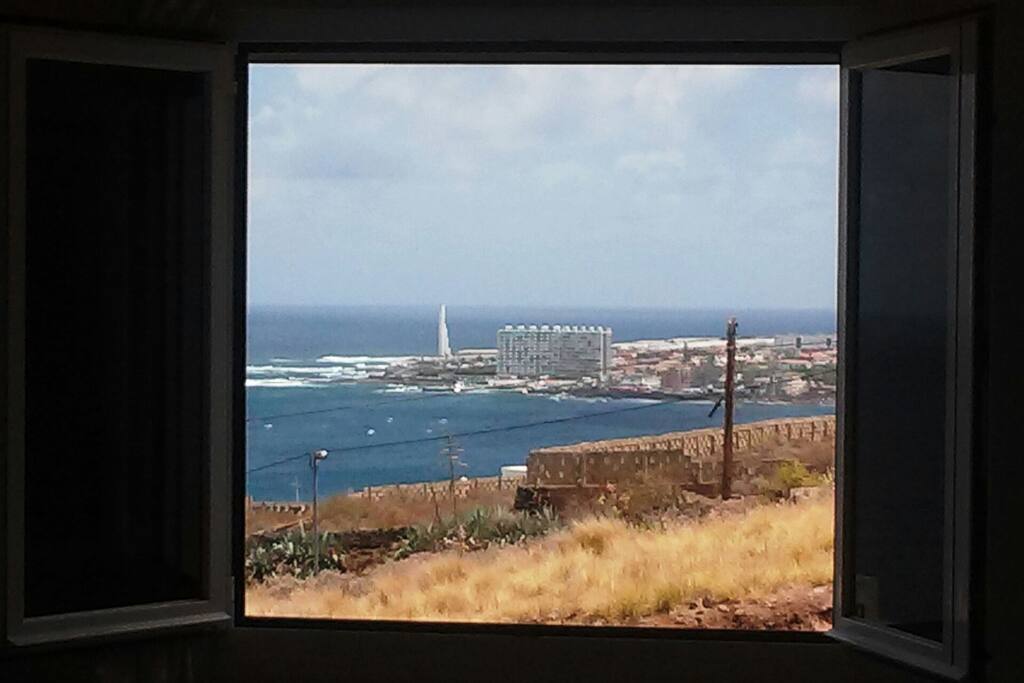 Vista desde la habitación...
