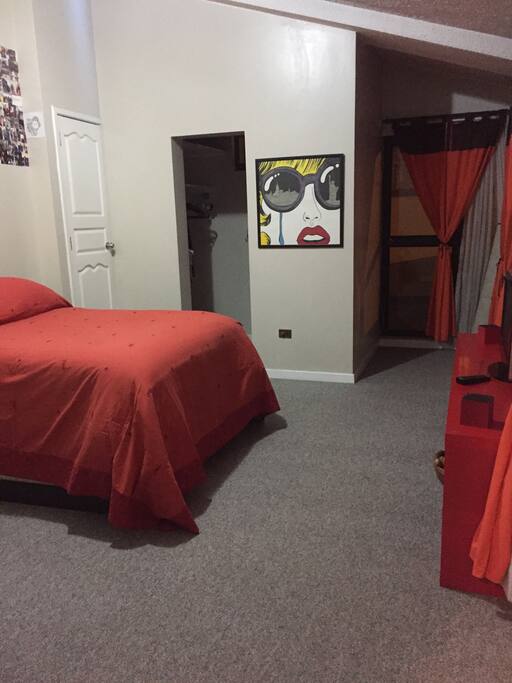 View from the entrance of the room