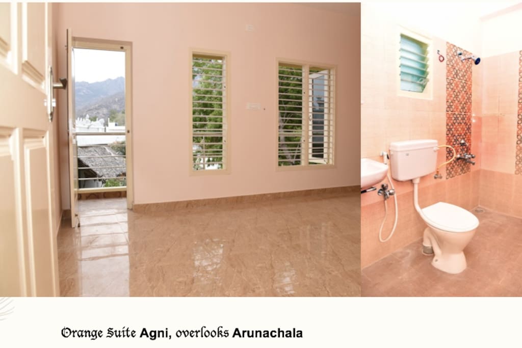 Orange Suite, overlooks Arunachala